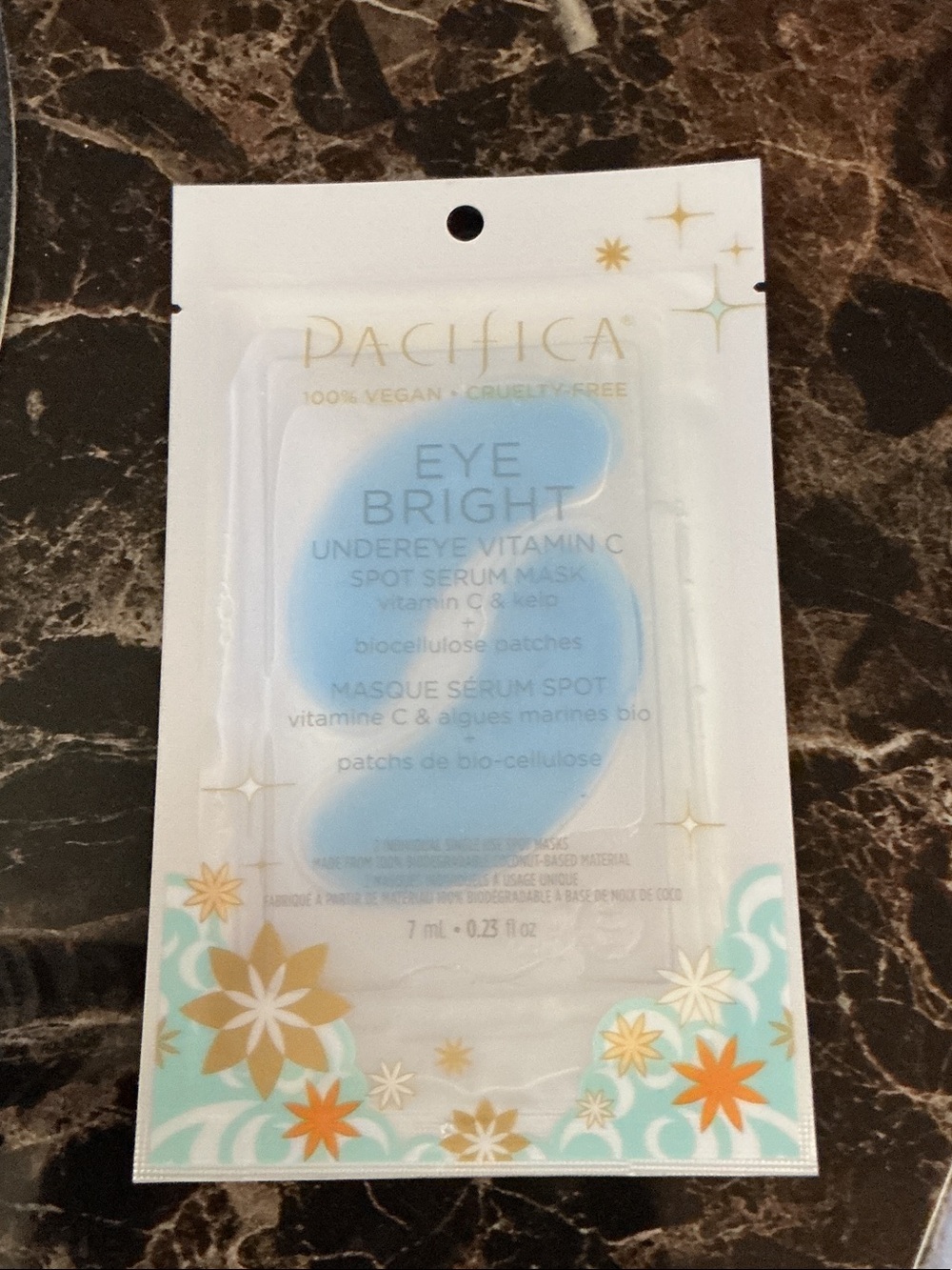 Pacifica Under-Eye Serum Spot Masks - Navy Blue Packaging